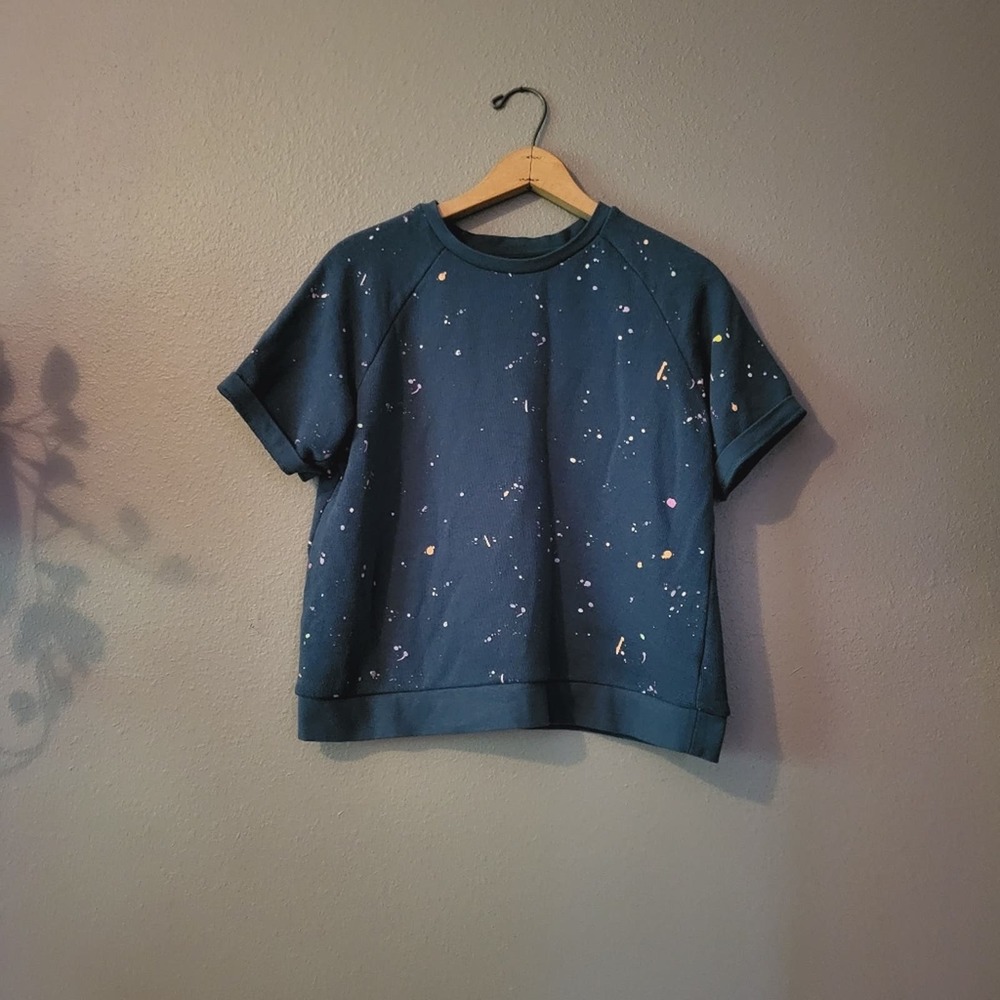 3/$15  Earthbound Eclectic Paint Spattered Tee Size Medium